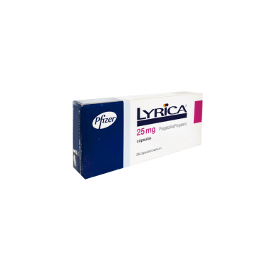 Lyrica 25mg x 1 Caja con 28 Capsulas