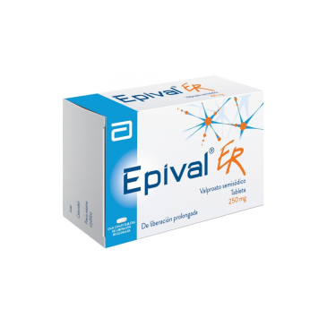 Epival ER Abbott 250mg x 1 Caja con 30 Tabletas (Plan Paciente 5+1)